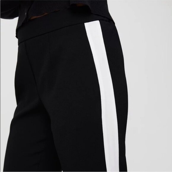 Babaton Conan Black White Cropped Pants Size 4 - Picture 3 of 8